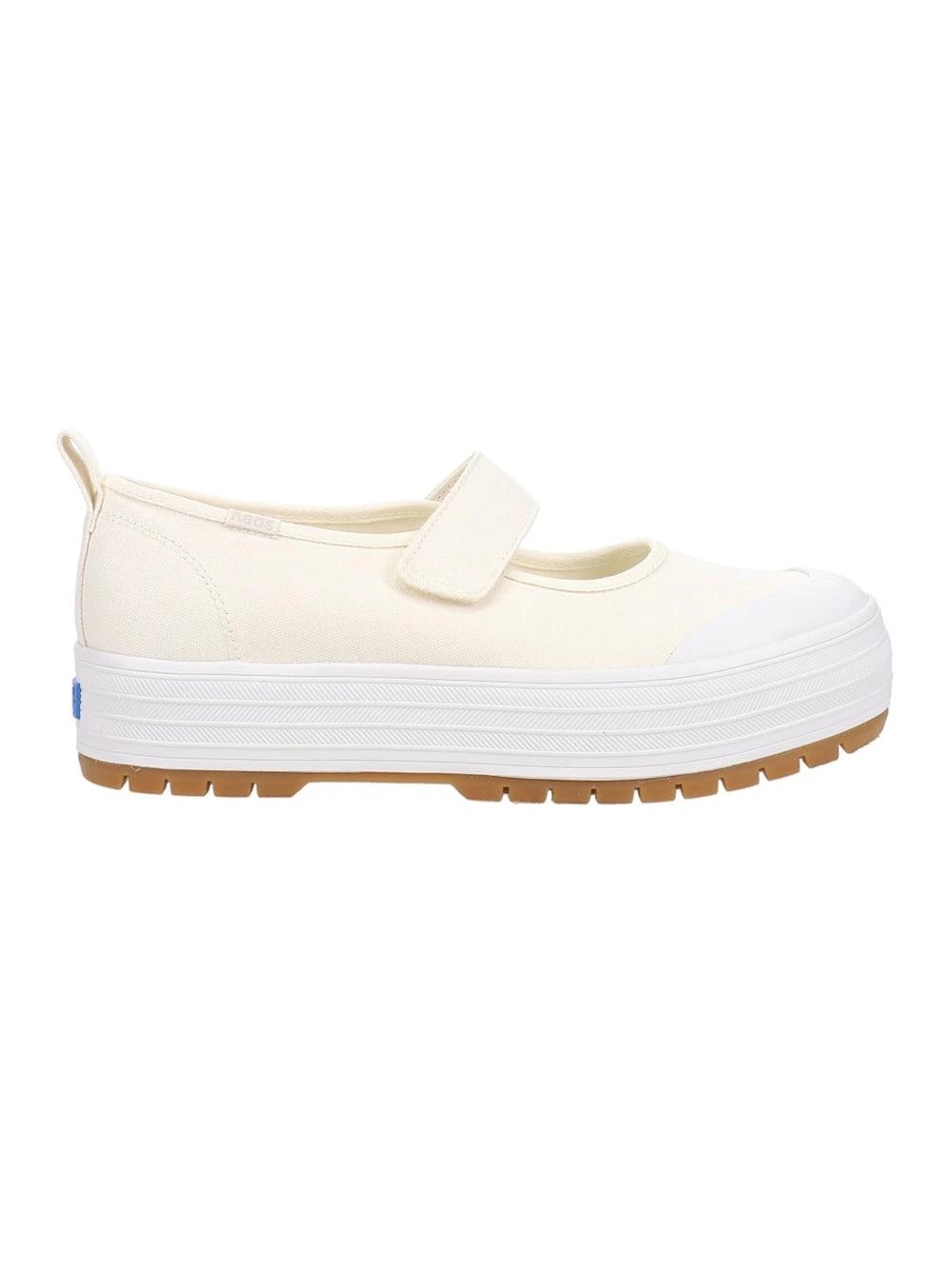 Keds Mary Janes White / Natural Canvas Sneakers platform size 7